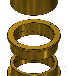 110MM CENTRE HITCH BUSH KIT - OVERSIZE