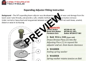 MTU10088 - Work Instruction - MT Zoom Adjuster Fitting Procedure