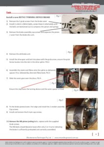 E SIMBA ROT UNIT BRAKE MT3128 3228 51 Instructions MT200931 ...