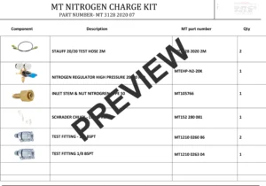 MT220919 NITROGEN CHARGE KIT