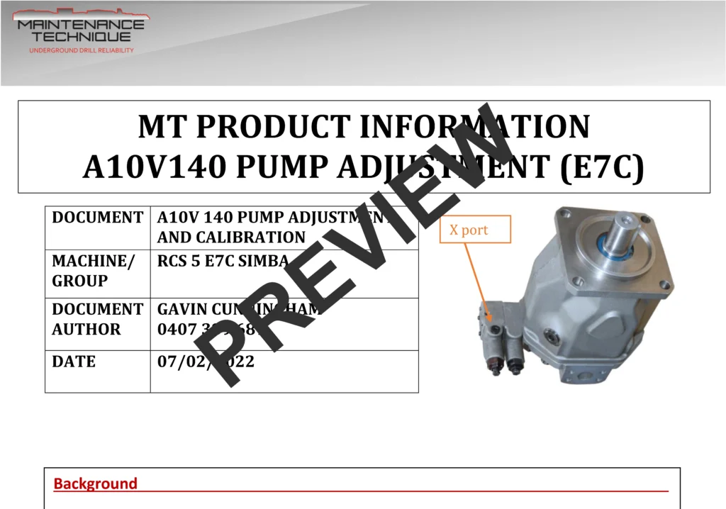 MT-230207-PUMP-ADJUSTMENT-A10V-140-E7C-positioning-and-percussion