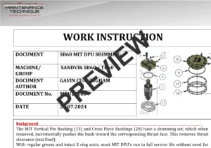 MT260724 SB60 MIT DPU SHIMMING PROCEDURE