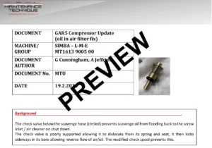 MT250229 Compressor upgrade MT1613 9005 00