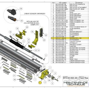 HEX HEAD BOLT M16 X 160MM 8.8