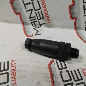 M12 5 PIN PLASTIC KNURL PLUG