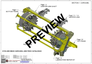 MT251010 FEED AND CAROUSEL ASSEMBLY E70 M60 RHS27F CATALOGUE
