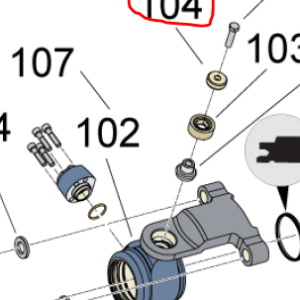 WASHER - FLUSHING HEAD
