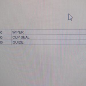 NEW PORGERA 4050 MUX FLUSHING SEAL KIT