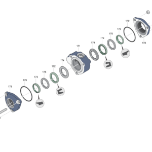 FLUSH HEAD COMP 1838 MUX