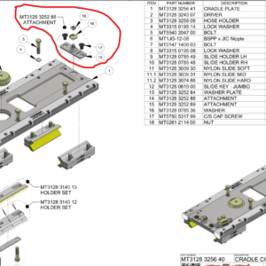 ROPE ATTACHMENT CRADLE
