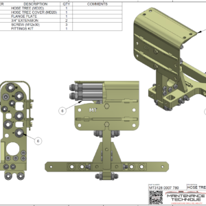 HOSE TREE SET COMPLETE LEFT HAND OD SPEC