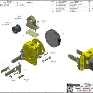 FEED BRACKET COMPLETE