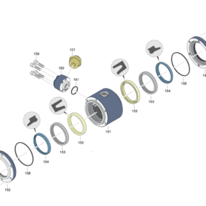 3060 MUX FLUSHING HEAD COMPLETE - V2