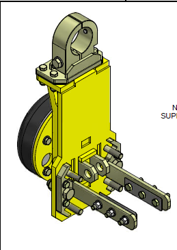 FEED BRACKET LOW PROFILE COMPLETE