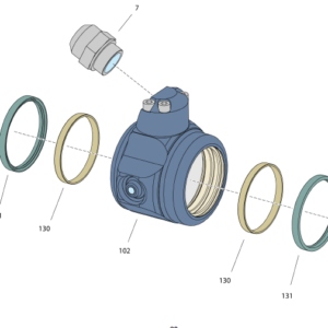 4050 MUX FLUSHING HEAD COMPLETE
