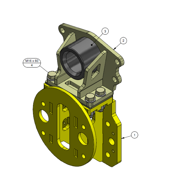 FEED BRACKET - MAKO RAS SYSTEM