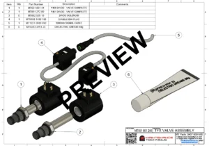 MT260206 MT551 661 244 TFX VALVE ASSEMBLY