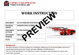 MTU10067 - Work Instruction - Delete SLU Demand Function