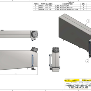 ROCKDRILL LUBRICATION BOTTLE COMPLETE