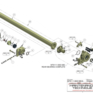 E SERIES - GRIPPER SHAFT COMPLETE - V2 1.8M