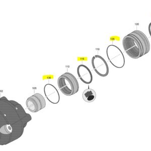 2550 MUX EXTRACTOR SEAL SET