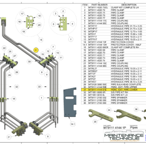 PERC RETURN EXTENSION PIPE