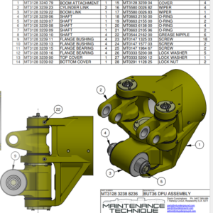 BUT 36 DPU PIN AND BUSH KIT