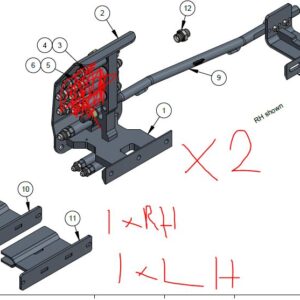 HOSE TREE ASSEMBLY(RD525) DD422i TWIN BOOM KIT