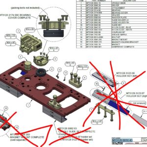 CRADLE COMPLETE 3060 MINUS SLIDE PIECES