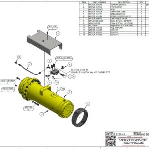 BUT 35/36 TURNING DEVICE REBUILD KIT