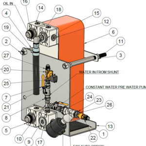 E70S  - OFFLINE COOLER UPGRADE - WATER REEL TYPE