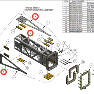BUT 45 BEARING HOUSING