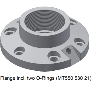 WATER FLANGE (2" BSP) STAINLESS