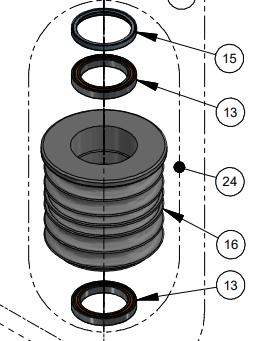 HOSE DRUM WEAR KIT MD20