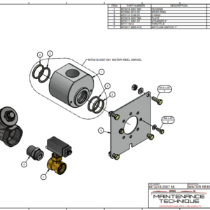 WATER REEL SWIVEL COMPLETE