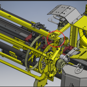 E7 FEED MANIFOLD MOUNTING BRACKET RHS27D/E