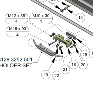 HOSE HOLDER SET MD20