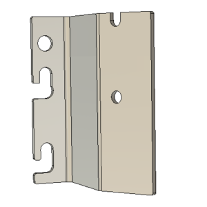 LUBE FLOW BLOCK BRACKET RIGHT