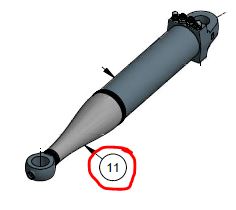 COVER - STEER CYL L,M,E