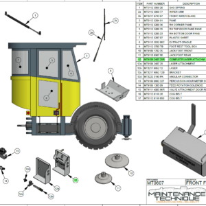 COMPLETE LASER ATTACHM. RH