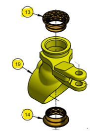 BEARING HOUSING COMPLETE SX ONLY