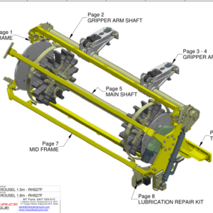 CAROUSEL 1.8m - RHS27 F  SERIES CARO NO GREASE SYSTEM NO CONSUMABLES